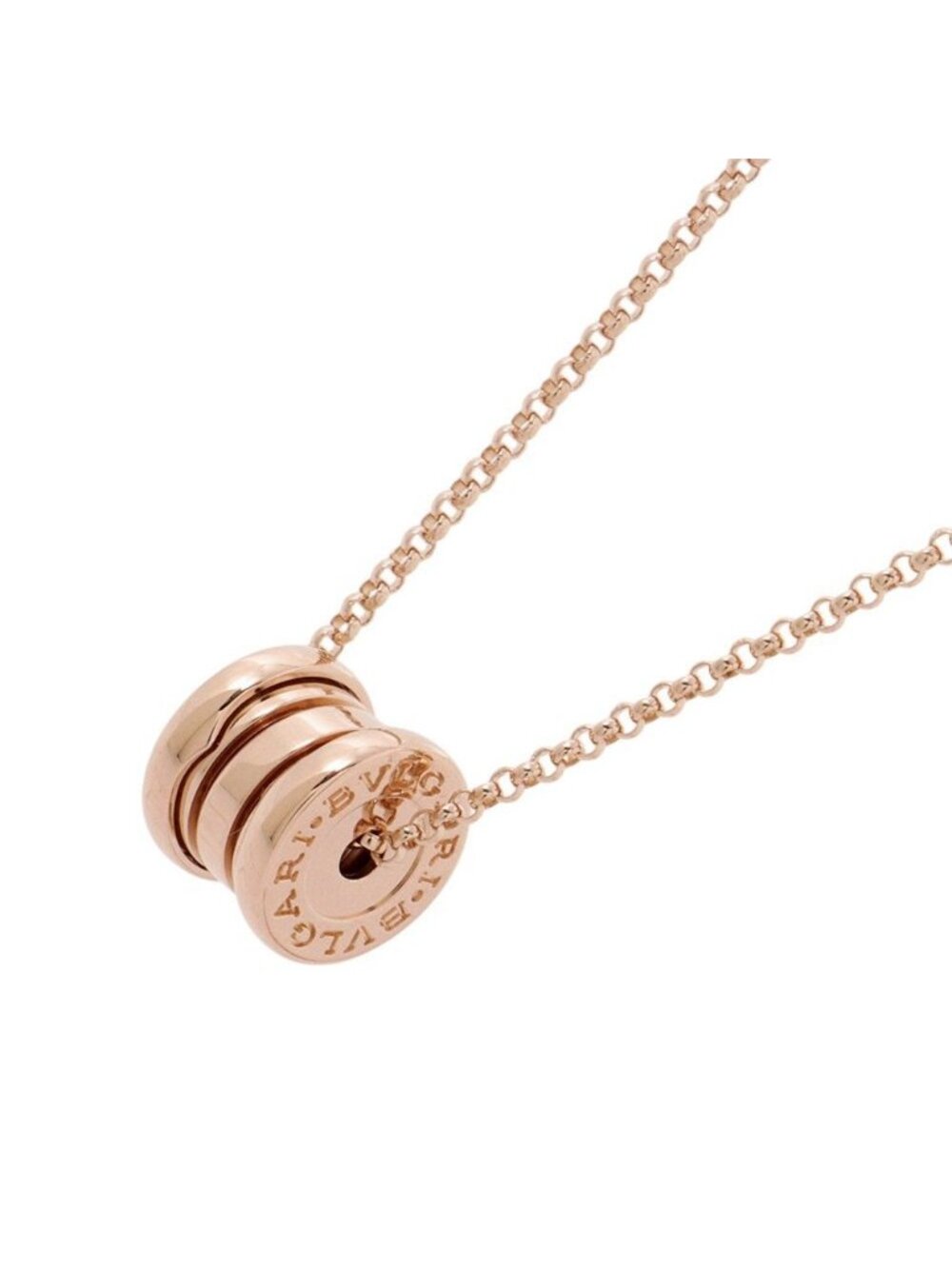 Bvlgari Necklace B.zero1 Mini 18K Pink Gold